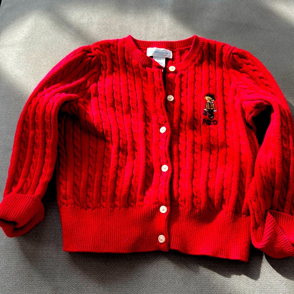 Raulp Lauren red blazer with logo